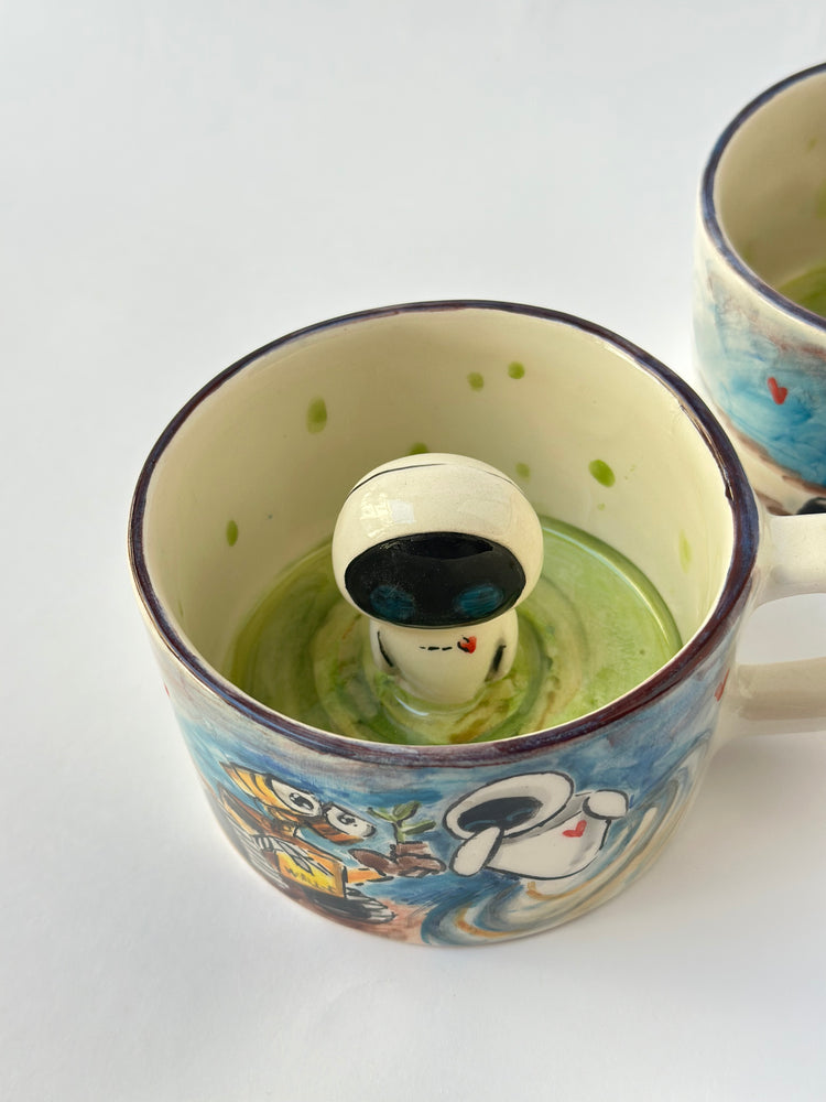 Couple handmade ceramic mugs