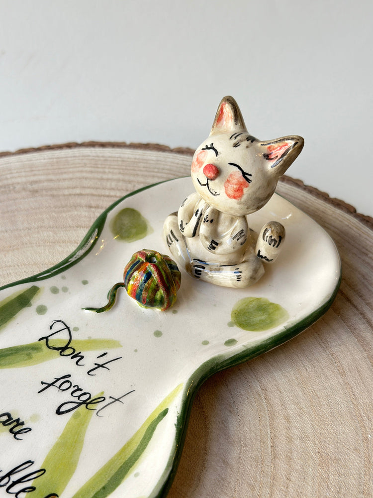 Cat handmade burner