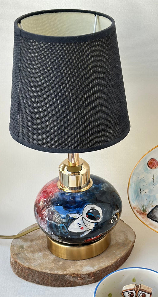 W-E lamp handmade