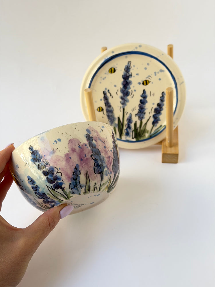 Lavender handmade ceramic mug