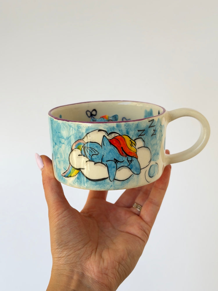 Unicorn handmade ceramic mug