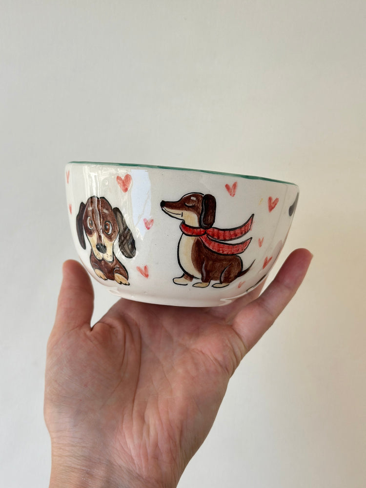 Dachshund dog handmade mug