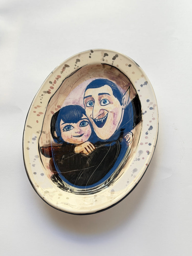 Handmade ceramic plate
