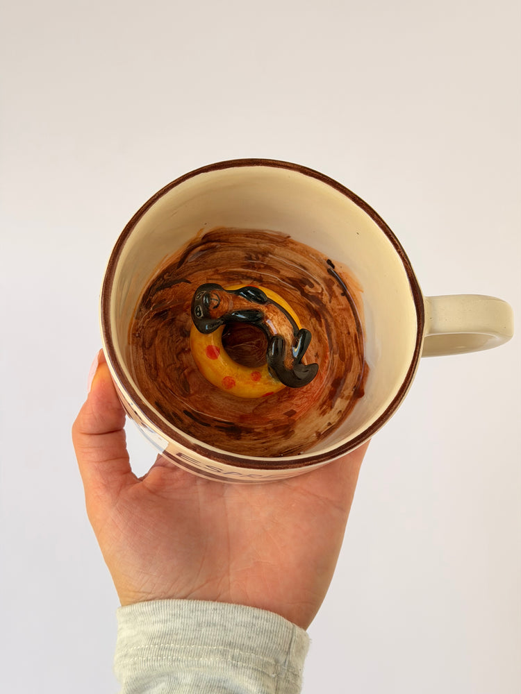 Dachshund handmade ceramic mug