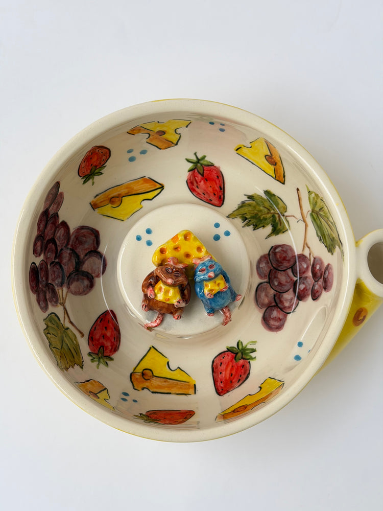 Handmade ceramic fruit washing bowl (pre-order)