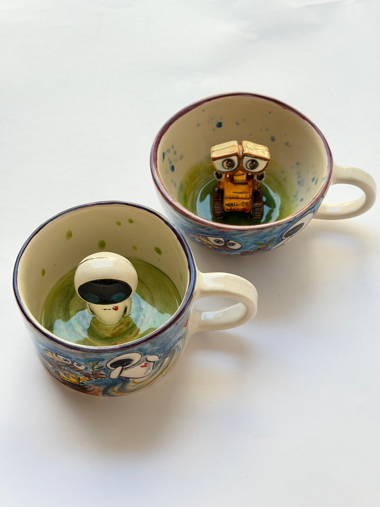 Couple handmade ceramic mugs