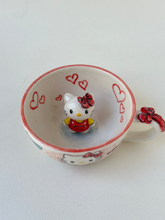 Cat handmade mug