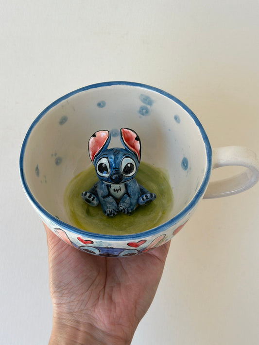 Stitch handmade mug