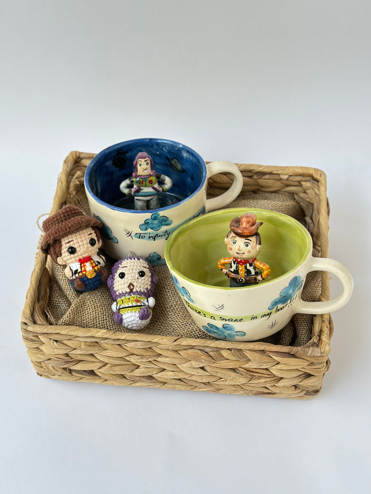 Best friends handmade ceramic mugs and toys