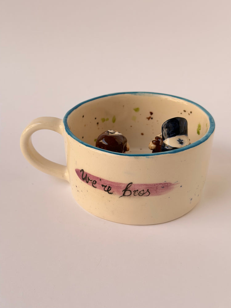 Friends handmade ceramic mug
