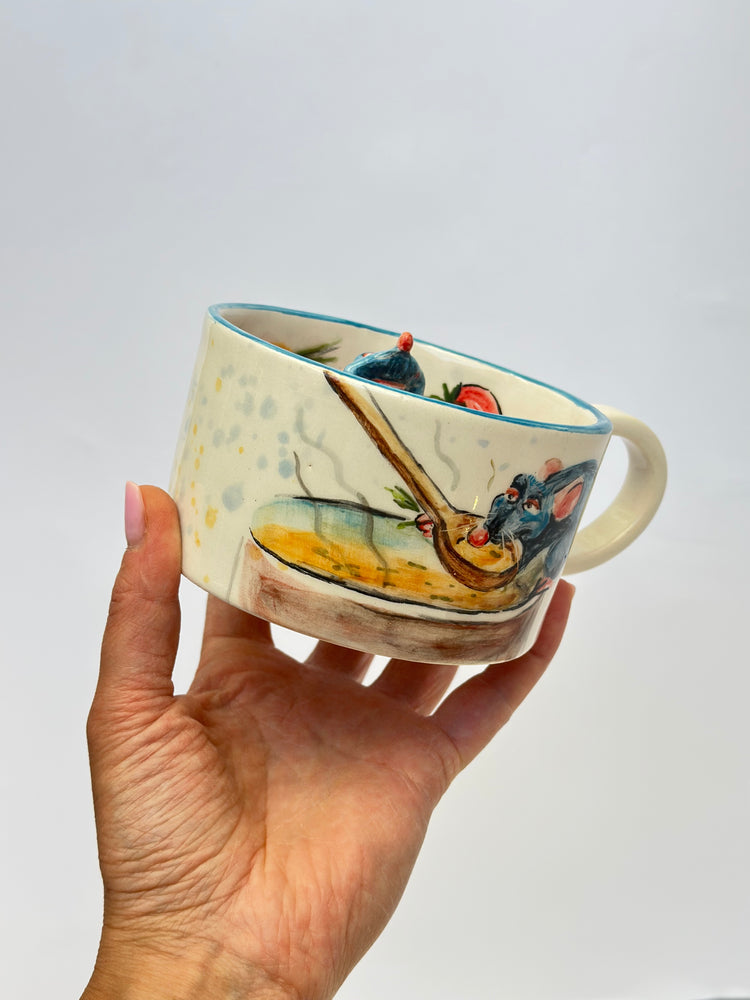 Little chef handmade ceramic mug