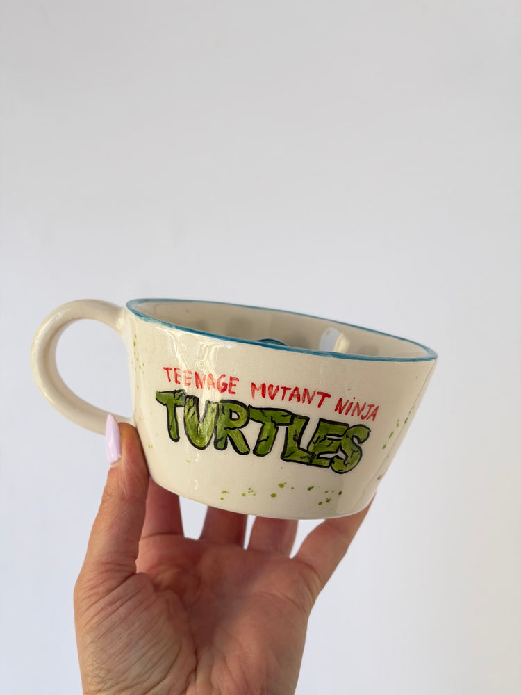 Turtle handmade ceramic mug