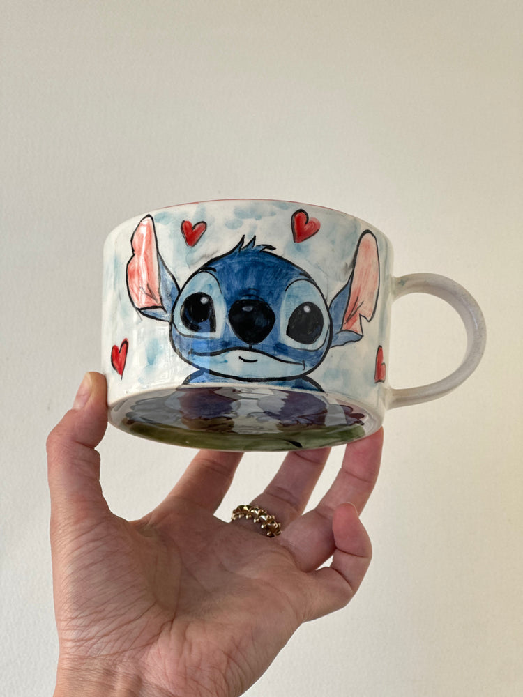 Stitch handmade mug