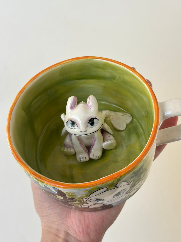 Dragon handmade mug