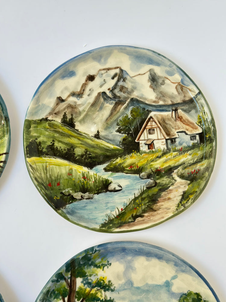 Handmade captured in ceramic plate🌿🏡