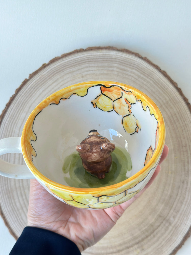 Teddy handmade mug
