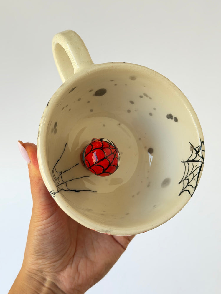 Spider handmade ceramic mug