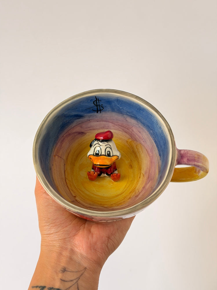 Duck handmade ceramic mug