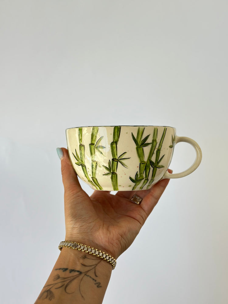 Panda handmade ceramic mug