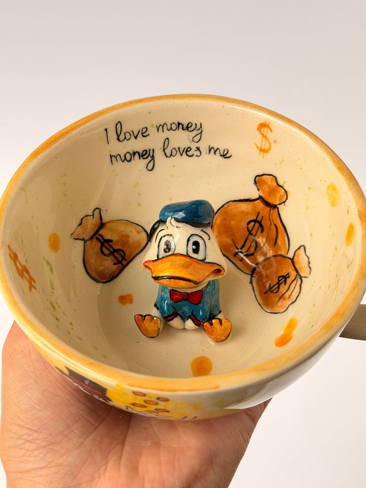 Duck handmade ceramic mug