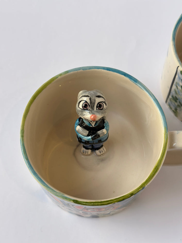 Nick and Judy handmade mugs