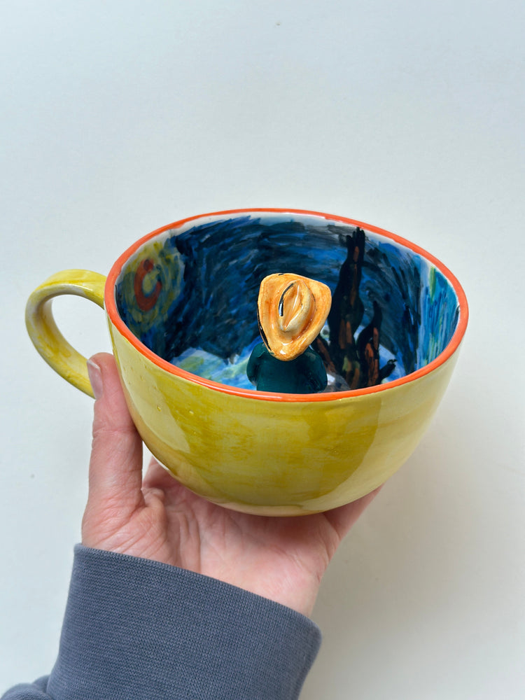Vincent Wan Gogh handmade mug
