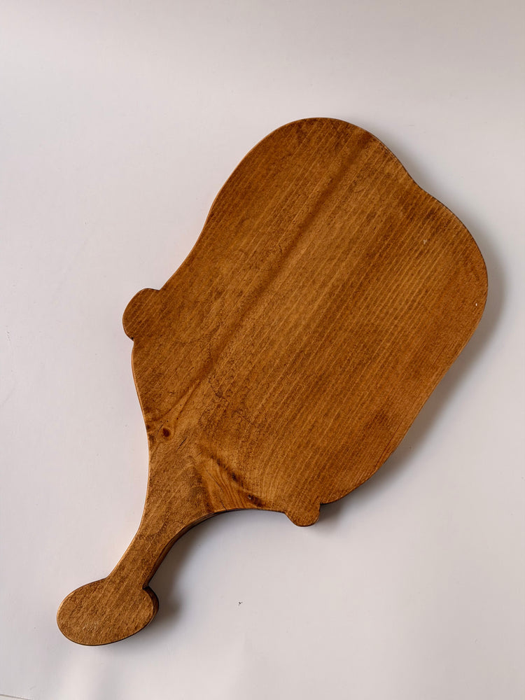 Ceramic & Wood Charcuterie Serving Board (35x17)