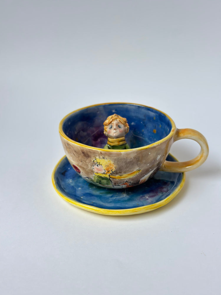 Little Prince handmade ceramic mug