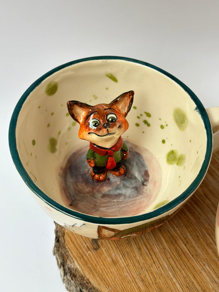Nick and Judy handmade mugs