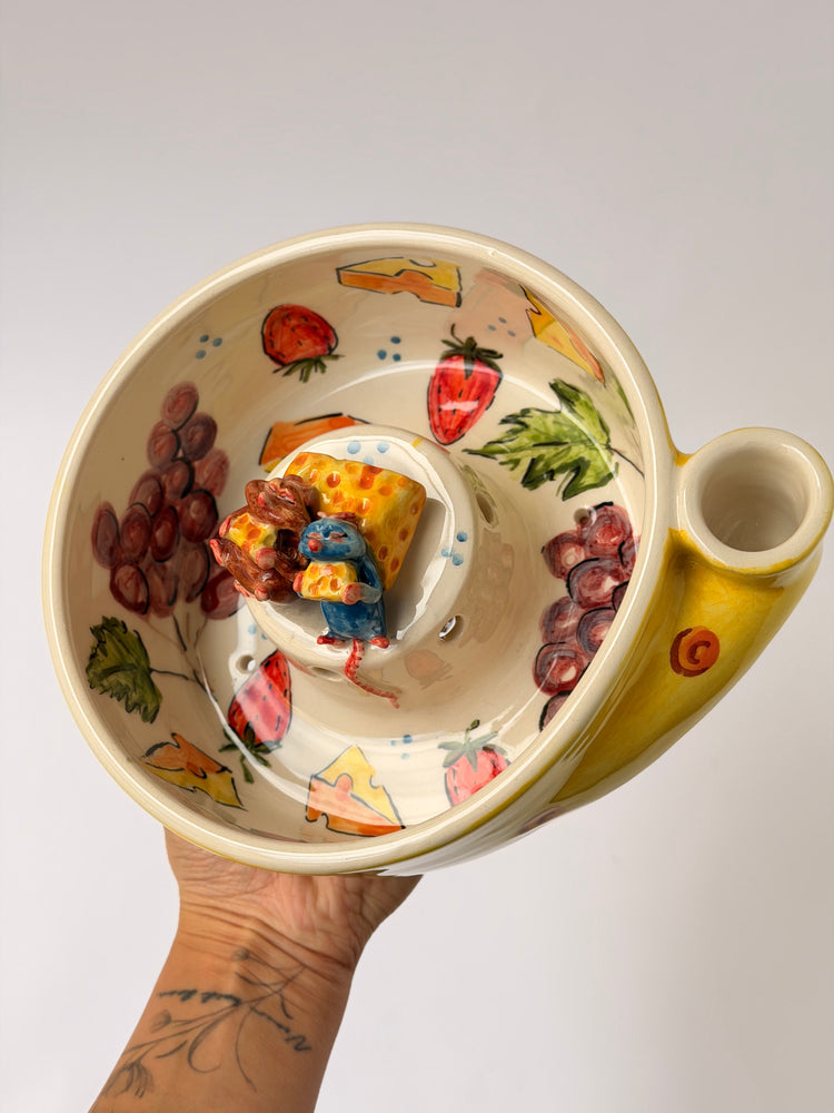 Little Chef and brother handmade ceramic washing bowl