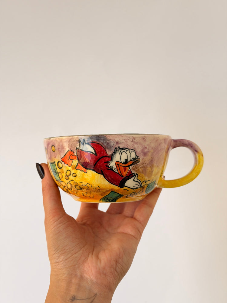 Duck handmade ceramic mug