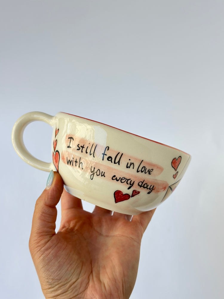 Teddy handmade ceramic mug