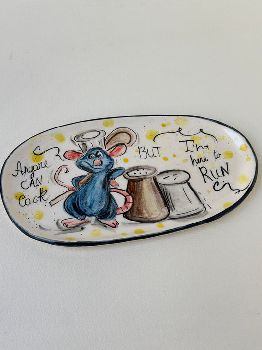 Little chef handmade plate