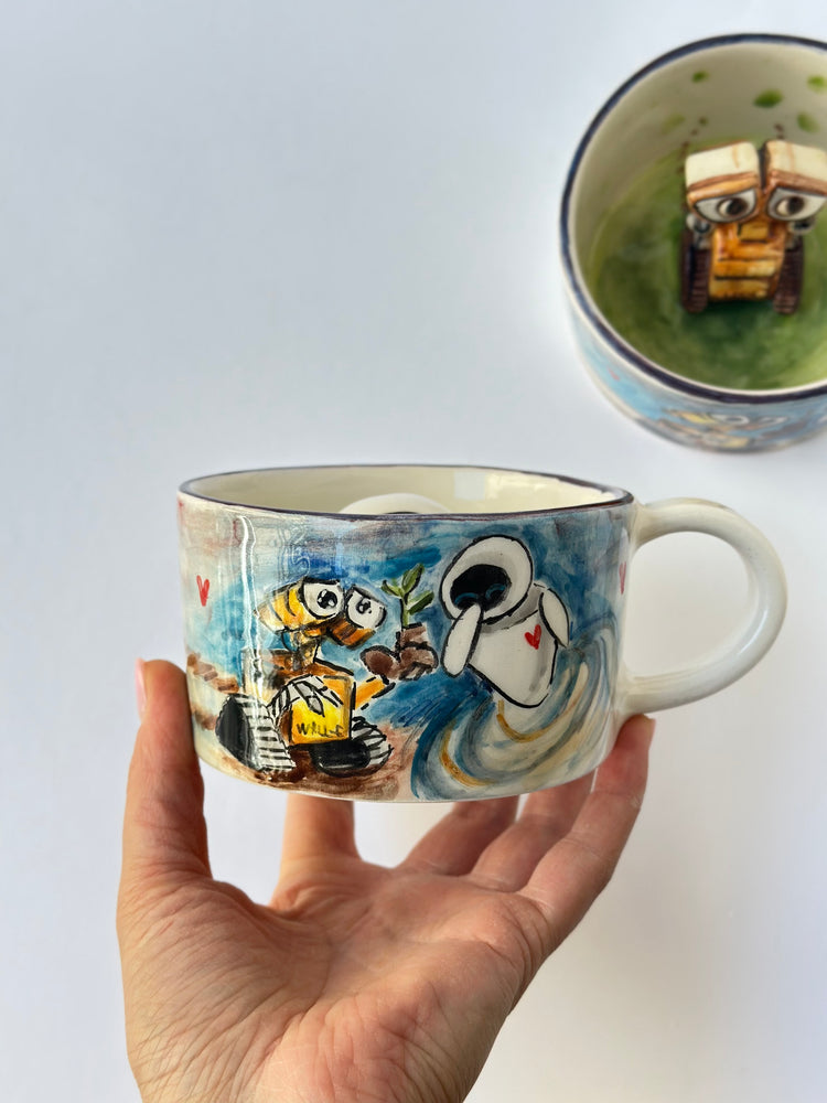 Couple handmade ceramic mugs