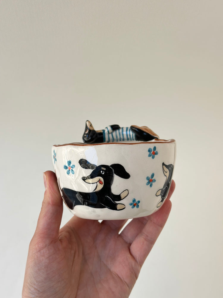 Dachshund handmade cup