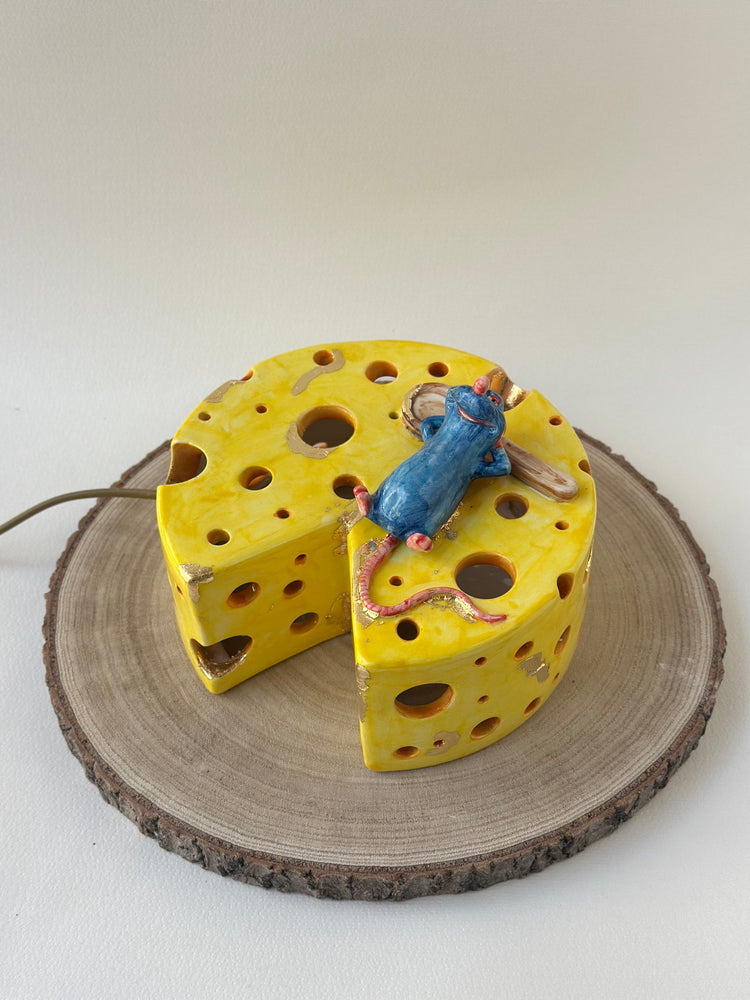 Little Chef ceramic handmade lamp