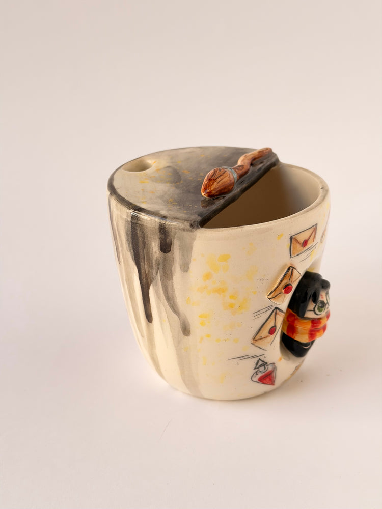 Harry handmade ceramic takeaway mug