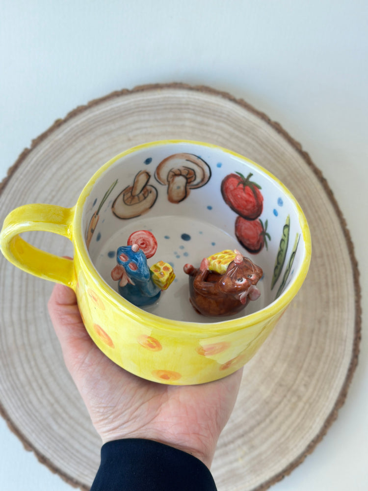 Little chef and Emily handmade mug