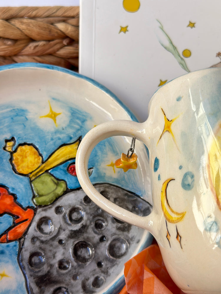 “Little Prince” handmade special gift box ( book,mug,plate)