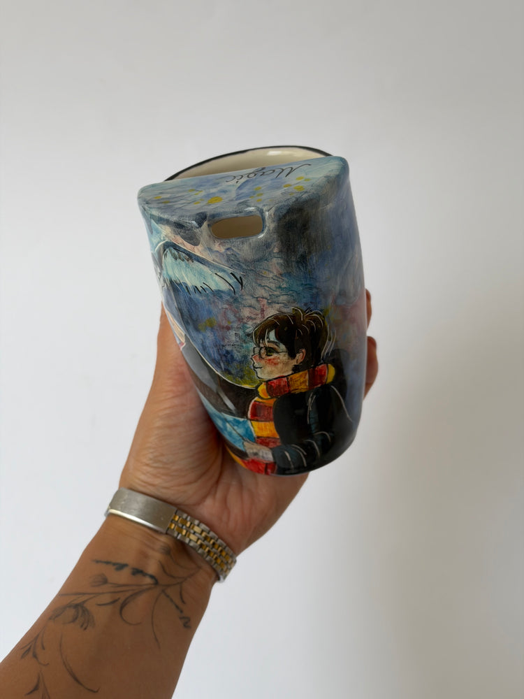 Harry handmade takeaway mug