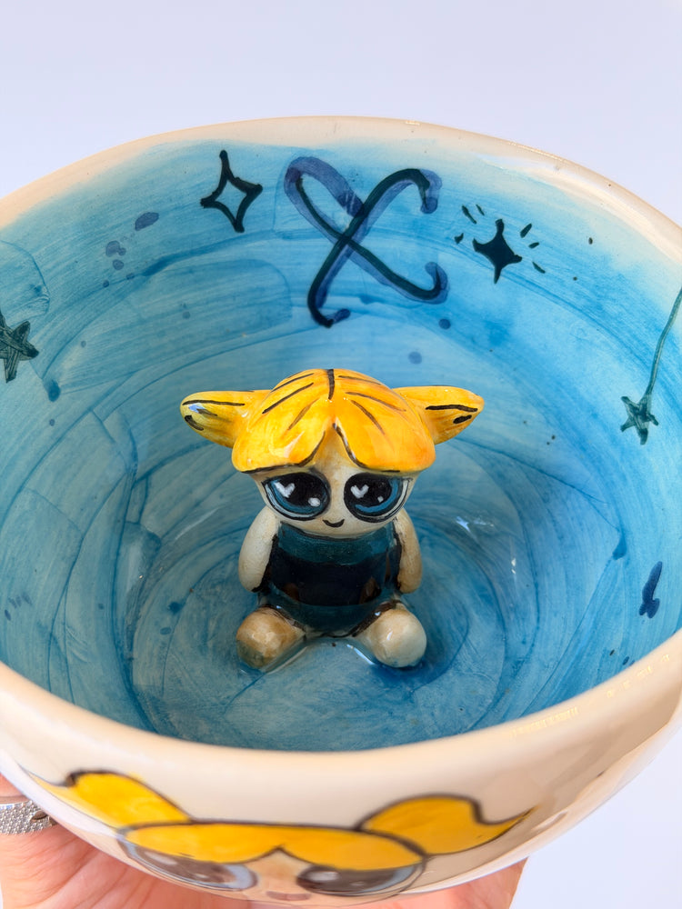 Girl handmade ceramic mug