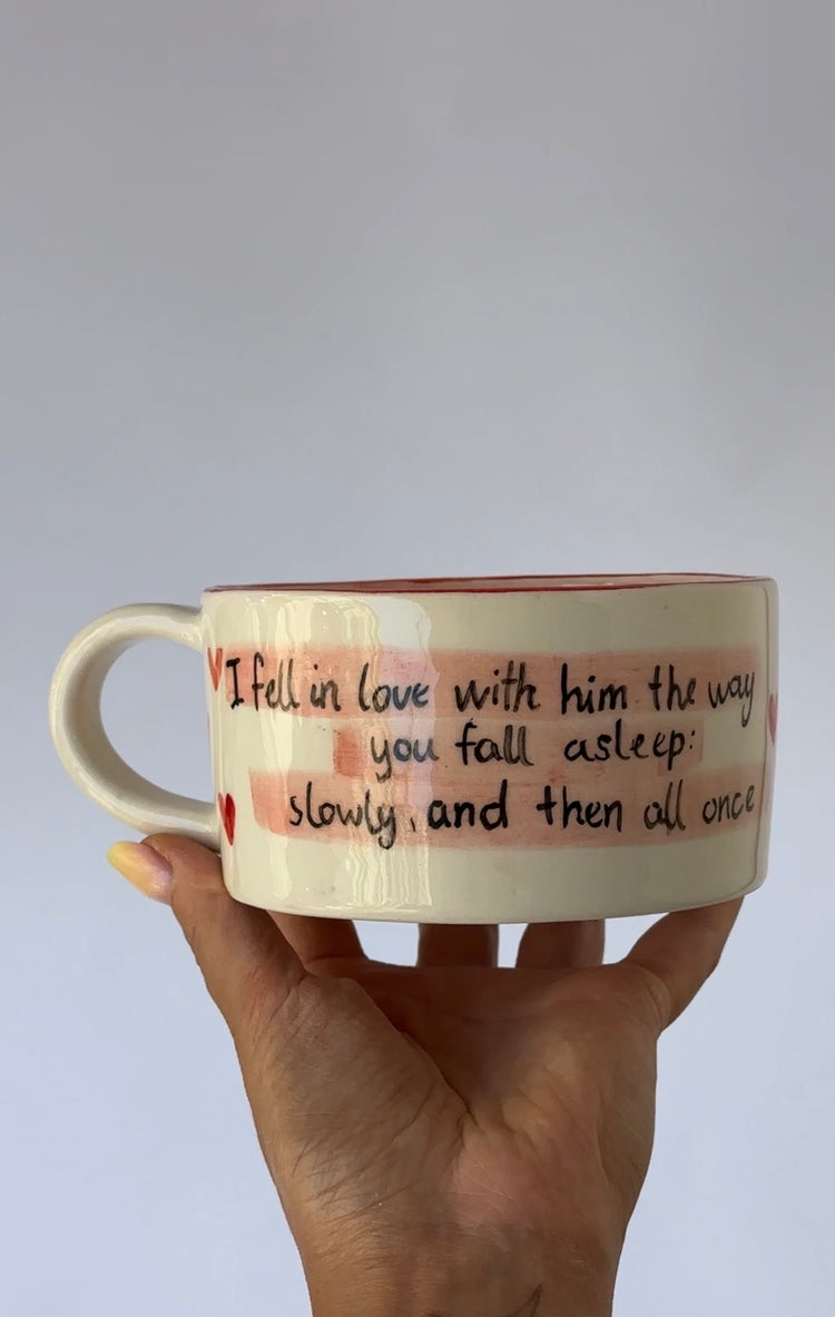 Handmade ceramic mug