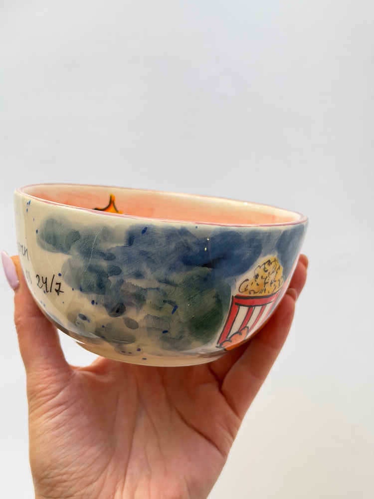 Cat handmade ceramic mug