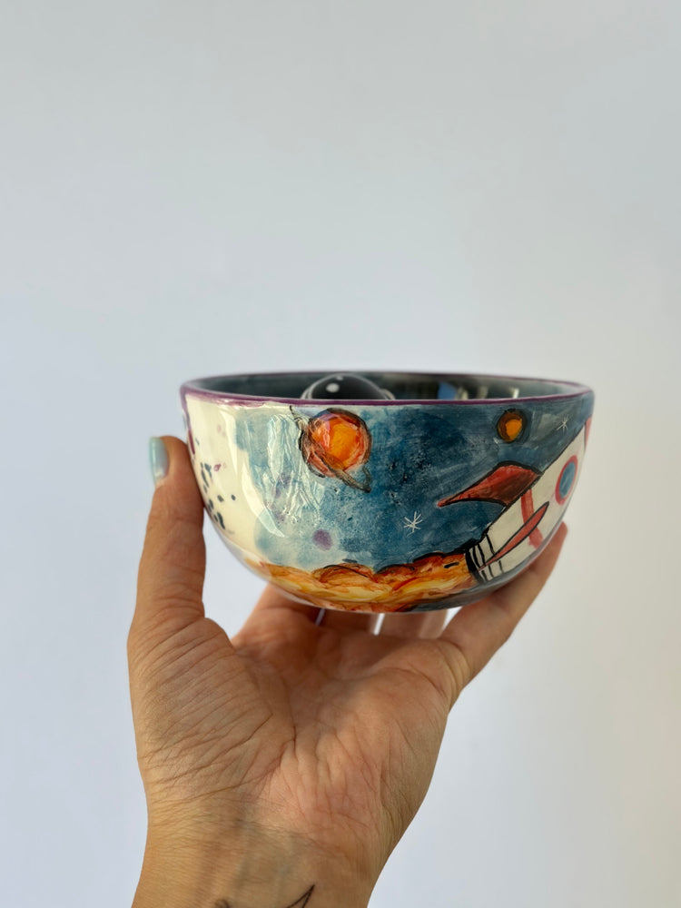 Astronaut handmade ceramic mug