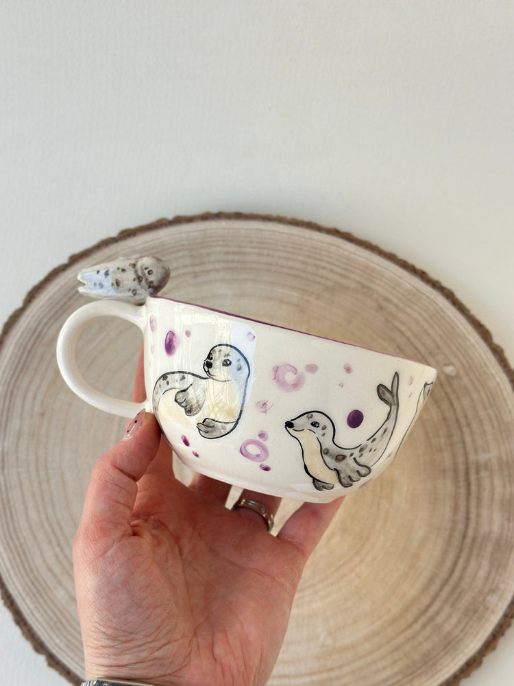 Sea otter Handmade mug