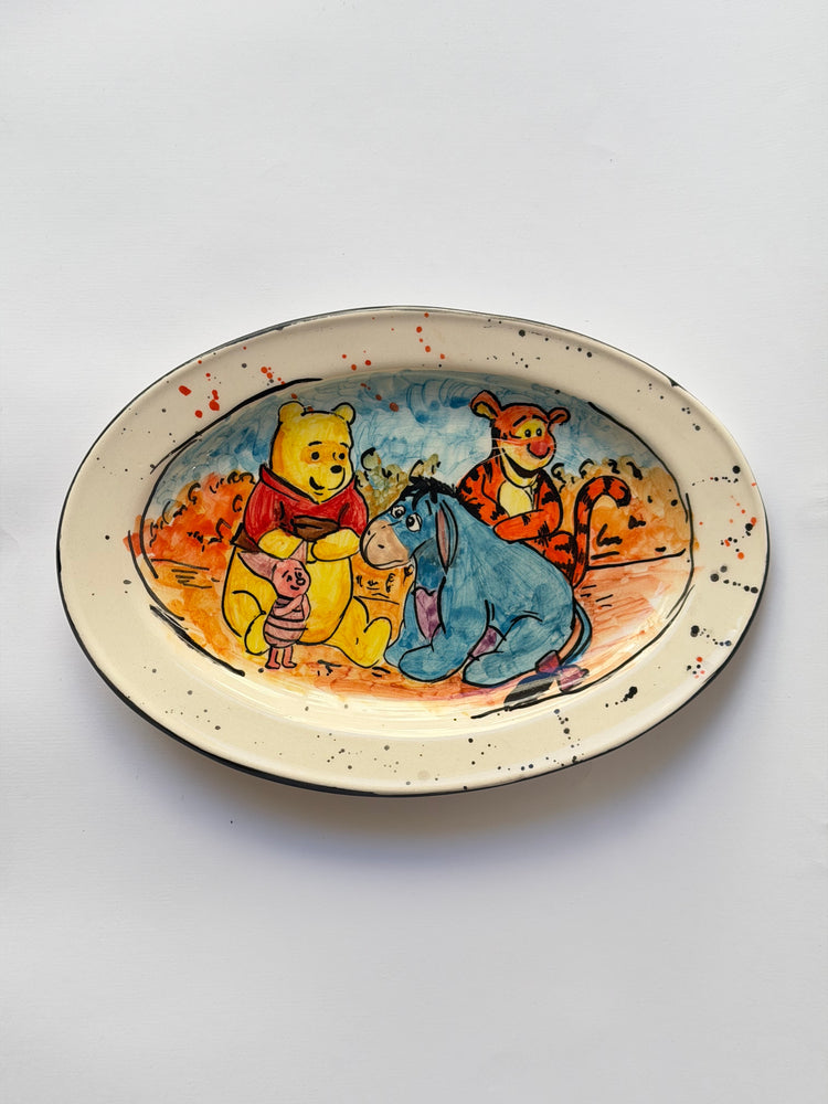 Handmade ceramic plate