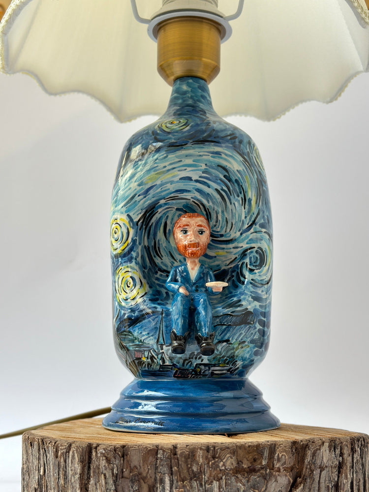 Vincent Wan Gogh handmade lamp