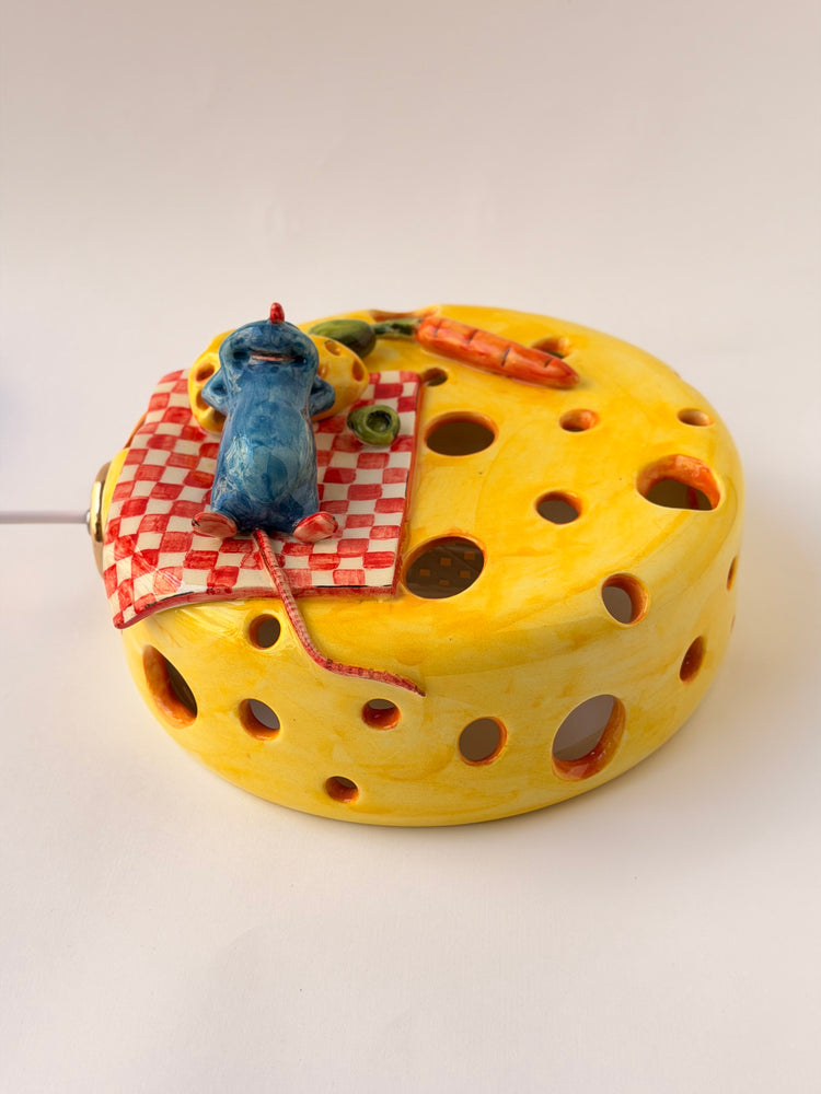 Little Chef handmade ceramic lamp