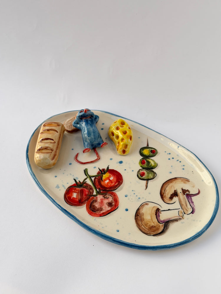 Little Chef handmade ceramic plate