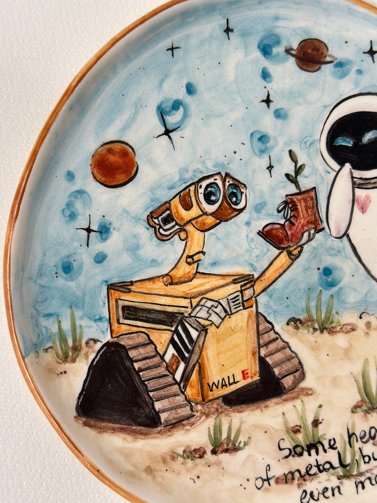 W-E handmade plate 18x19
